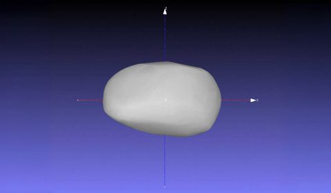 Shape Model 1999AP10. Credit: Josef Hanuš, Charles University.