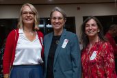 SETI AIR Program Director Bettina Forget, Executive Associate, Lindarae Polaha and Director of Grants Administration, Debbie Kolyer